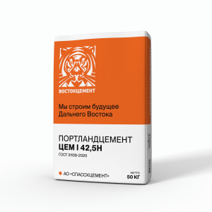 Цемент с пуцц ЦЕМ I 42,5Н (500)1м 50кгв МКР 1,7тн (34м)