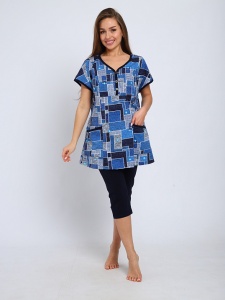 Костюм жен. (туника+бриджи) 157 р.58 (ЧЗ)