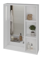 Зеркало 60 Крафт, белый