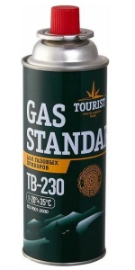 Газ баллон 220гр GAS STANDARD LEO (ТВ-231) д/портат. приборов Tourist