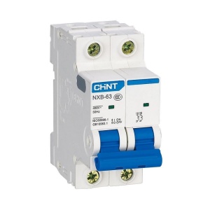 Автомат NXB-63S CHINT 2P 25A 4.5kA х-ка С