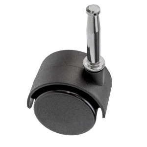Опора колесная 50мм со штырем черная SANBERG индив. упаков.