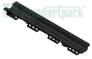 Лоток водоотводный PolyMax Basic ЛВ-10.16.08-ПП пластиковый стандартный борт 8010-М