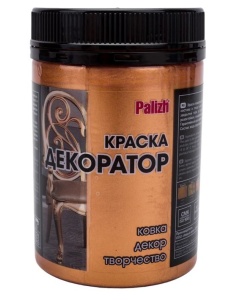 Краска-колер акриловая бронза 0,25кг Palizh Декоратор