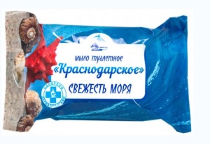 Мыло туалетное Краснодарское 90гр свежесть моря (72) Меридиан