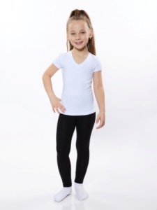 Лосины дев черный 1001 рост 140 (ЧЗ)
