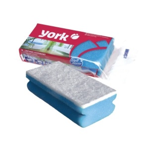 Губка для уборки 13,5х7х4,3см ТМ YORK 1/30