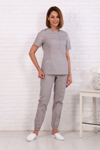 Костюм мед. жен.мод.205СК цв.30 серый р.58/170(ЧЗ)    