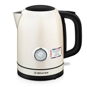 Электрочайник BRAYER 1005BR-YE 1,7л.,  бежевый.