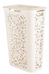 Корзина д/белья 40л Leaves Полимербыт