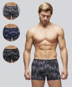 Трусы муж. боксеры  8989 р.5XL (ЧЗ)