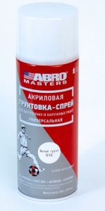 Краска спрей (белый грунт) MASTERS АБРО 