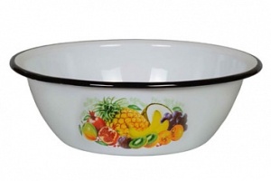 Миска эмалированная 3,5 л с рисунком