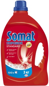 Средство чистящее ПОРОШОК для посудомойки 1,5кг Сомат (8)