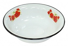 Миска эмалированная 4,0 л с рисунком 1/10