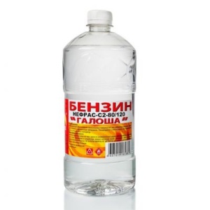 Растворитель Бензин нефрас С2-80/120 (Галоша) Вершина 1л (12)