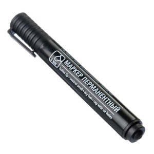 Маркер перманентный черный 3мм Константа-торг