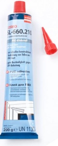 Клей для ПВХ COSMO PLUS-S HV прозрач.тюбик 200гр