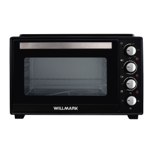 Мини-печь WILLMARK WCO-501BL 50л 2конф,стеклокер,черная