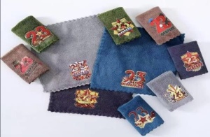 Салфетка универсальная 25х25 микрофибра 23 февраля
