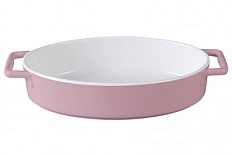 Форма керам 27,5х15х6,5 см Twist TM Appetite овал розовый 1/1