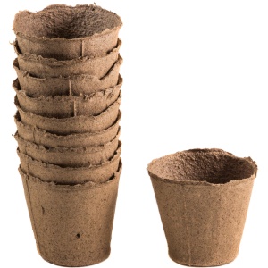 Горшок торфяной круглый 80х80 (220шт)