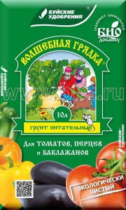 Грунт для томатов и перцев 10л Волшебная грядка Буйский химзавод (4)