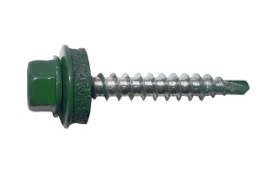 Саморез кровельный 5,5х19 RAL 6005 (зеленый мох)