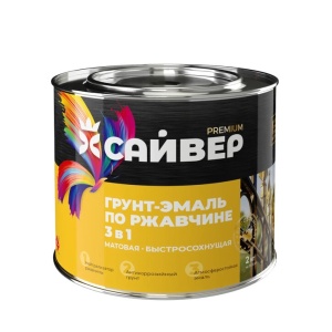 Грунт-эмаль по ржавчине 3 в 1 зеленая матовая 1,8кг 