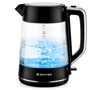 Электрочайник BRAYER 6102BR 2200Вт 1,7л стекло