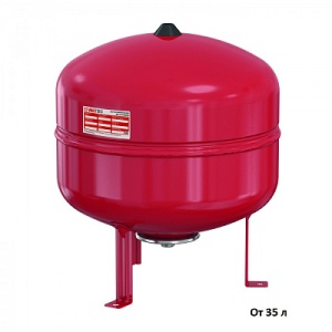 Бак расширит VALTEC для отопления 35л./1,5-6 бар (3/4") красный 