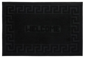 Коврик придверный 40*60см черный WELCOME VORTEX