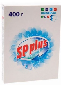 Стиральный порошок универсальный SP plus 400гр (24) (ЧЗ)