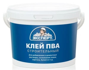 Клей ПВА строительный 2,1кг -30С (6) ЭКСПЕРТ