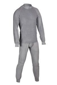 Термобелье флис ZIP, черный, воротник на молнии  р.52-54 (XL)(ЧЗ) 