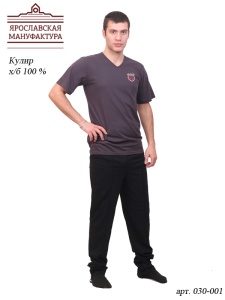 Брюки мужские на штрипке арт.030-001 р.48/182,188 (ЧЗ)