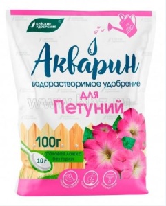 Удобрение АКВАРИН 100гр водорастворимое для петуний марка 7 (20)