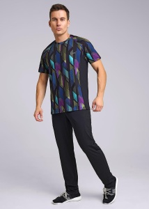 Футболка муж. спорт CLE MF540231 р.46 (ЧЗ)