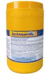 Средство дезинфицирующее ЭффектоХлорин гранулы 1кг (10) (ЧЗ)