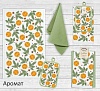 Полотенце 39х60, 45х60  хлопок, полулён, шелкография  