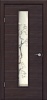 Дверь МДФ ПО Сакура 800 стекло  Венге